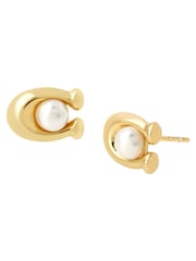 COACH Gold Tone Signature Pearl jewellery Set - Image 3 of 4