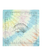 COACH Watercolor Tie Dye Print White Bandana - Image 3 of 4