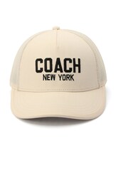 COACH White Trucker 100% Cotton White Hat - Image 1 of 4