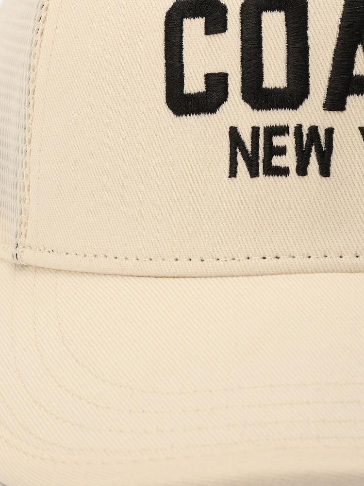 COACH White Trucker 100% Cotton White Hat - Image 4 of 4