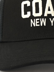 COACH Black Trucker 100% Cotton Black Hat - Image 4 of 4