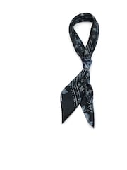 COACH Blue Heritage Tie Dye Print Silk Bandana - Image 2 of 4
