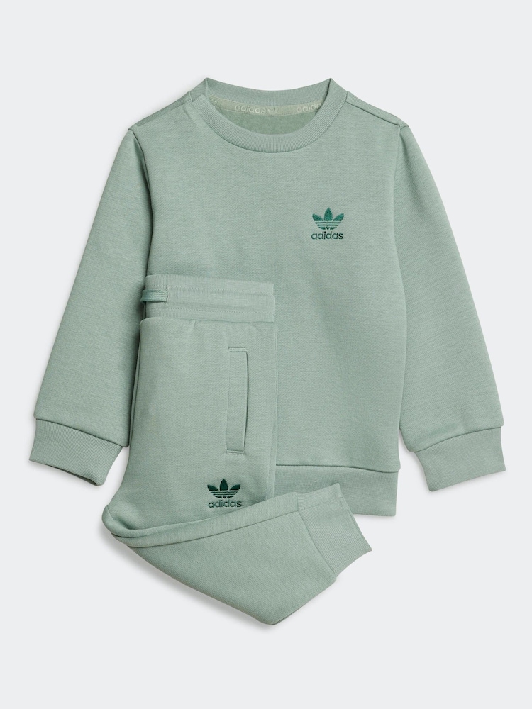 Grün - adidas originals Sweatshirt and Jogger Set Infant Kids - Bild 1 von 7 Grün - adidas originals Sweatshirt and Jogger Set Infant Kids - Bild 1 von 7