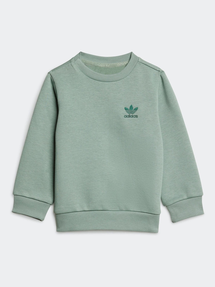 Grün - adidas originals Sweatshirt and Jogger Set Infant Kids - Bild 2 von 7 Grün - adidas originals Sweatshirt and Jogger Set Infant Kids - Bild 2 von 7