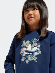 adidas Originals Blue Liberty London Floral Tracksuit - Image 2 of 6