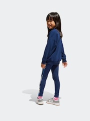 adidas Originals Blue Liberty London Floral Tracksuit - Image 4 of 6