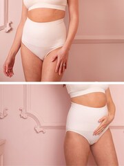 Seraphine Cream Vivette Compression Briefs  2 Pack - Image 1 of 5
