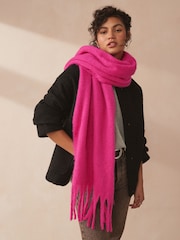 Hot Pink Heavyweight Blanket Scarf - Image 1 of 6