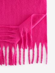 Hot Pink Heavyweight Blanket Scarf - Image 5 of 6