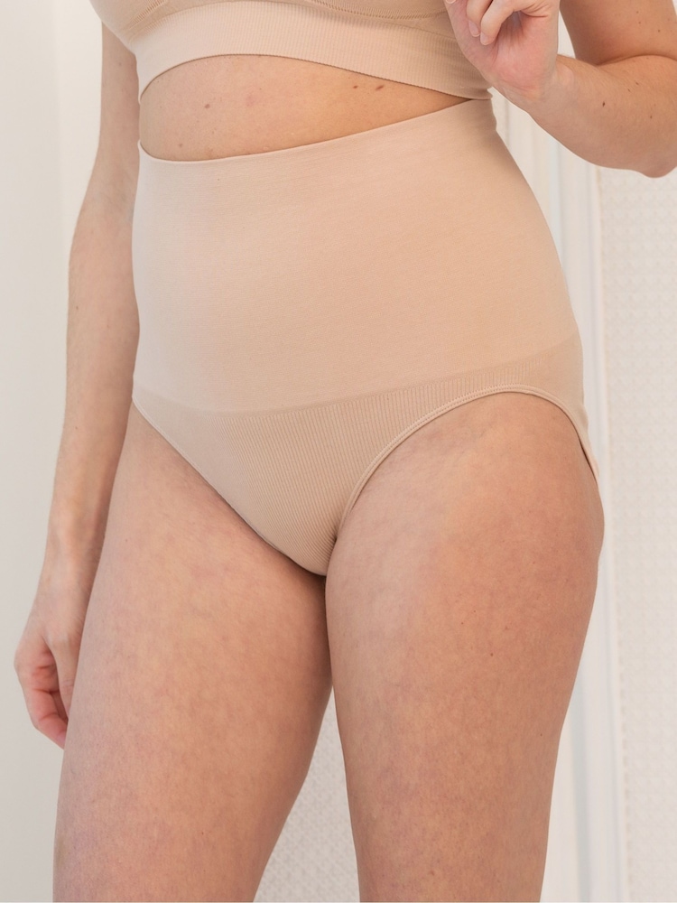 Seraphine Vivette Compression Brown Briefs 2 Pack - Image 1 of 5