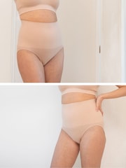 Seraphine Vivette Compression Brown Briefs 2 Pack - Image 5 of 5