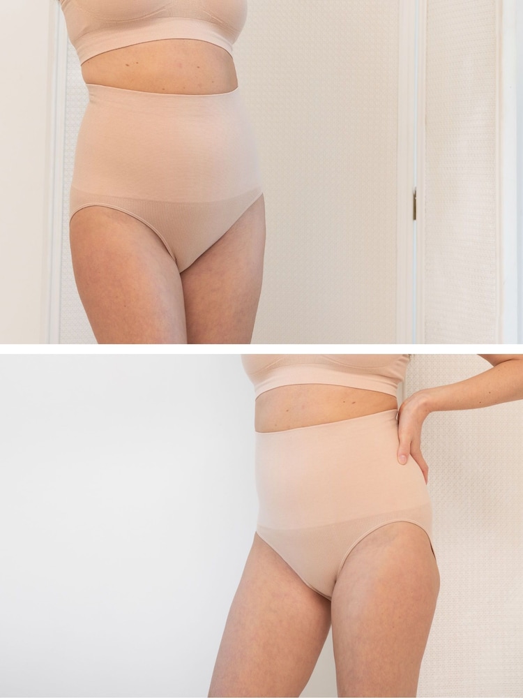 Seraphine Vivette Compression Brown Briefs 2 Pack - Image 5 of 5