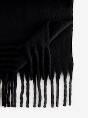 Black Heavyweight Blanket Scarf - Image 6 of 6