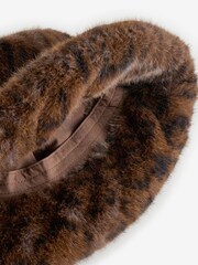 Animal Faux Fur Bucket Hat - Image 3 of 3