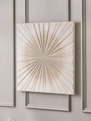 Pacific Gold Metal Starburst Wall Art - Image 1 of 6
