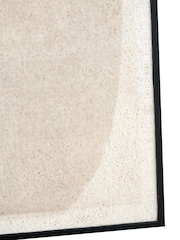 Pacific Black and White Canvas with Ovals Design Frame - Image 3 of 6
