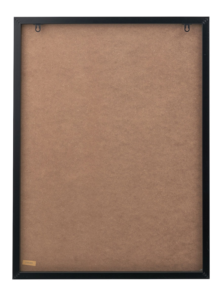 Pacific Black and White Canvas with Ovals Design Frame - Image 6 of 6