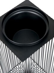Pacific Black Metal Strut Planter - Image 6 of 6