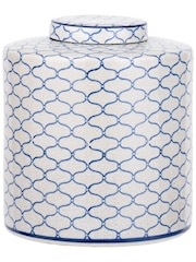 Pacific Blue Demetri Ceramic Lidded Ginger Jar - Image 2 of 5