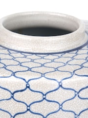 Pacific Blue Demetri Ceramic Lidded Ginger Jar - Image 4 of 5