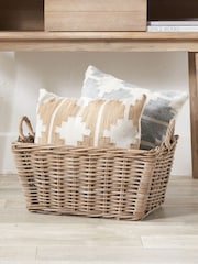 Pacific Grey Kubu Rectangular Handled Laundry Basket - Image 1 of 6