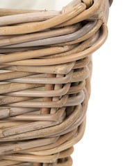 Pacific Grey Kubu Rectangular Handled Laundry Basket - Image 6 of 6