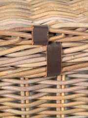 Pacific Grey Kubu Rectangular Linen Baskets Set of 2 - Image 6 of 7