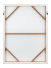 Pacific Blue Abstract Canvas with White Frame - Image 5 of 6