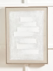 Pacific Natural Textured Canvas with Frame - Image 1 of 5