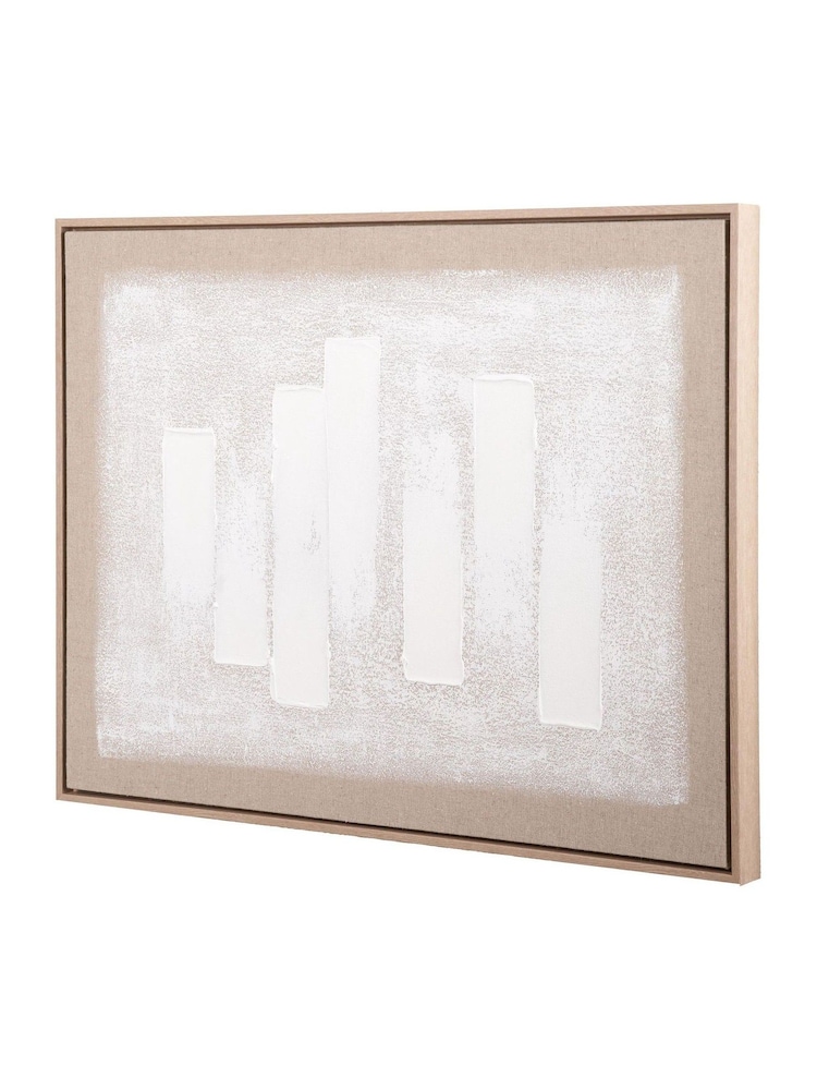 Pacific Natural Textured Canvas with Frame - Image 2 of 5