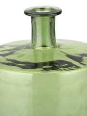 Pacific Forest Green Glass Bottle Vase - Image 3 of 5