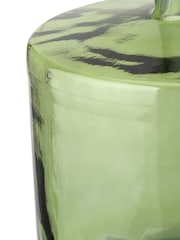 Pacific Forest Green Glass Bottle Vase - Image 4 of 5
