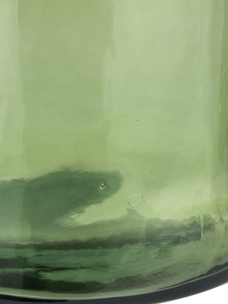 Pacific Forest Green Glass Bottle Vase - Image 5 of 5
