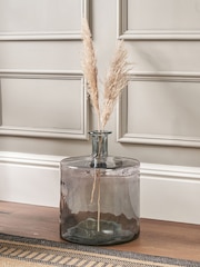 Pacific Grey Glass Bottle Vase - Image 1 of 5