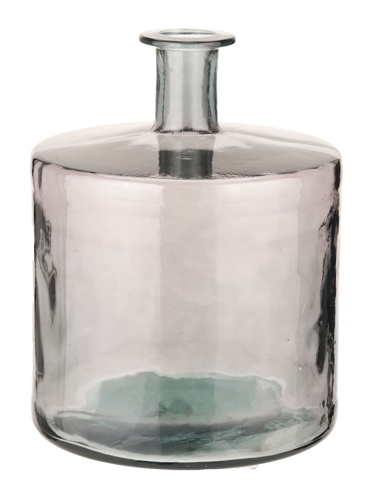 Pacific Grey Glass Bottle Vase - Image 2 of 5