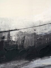 Pacific Black and White Landscape Canvas Frame - Image 3 of 6