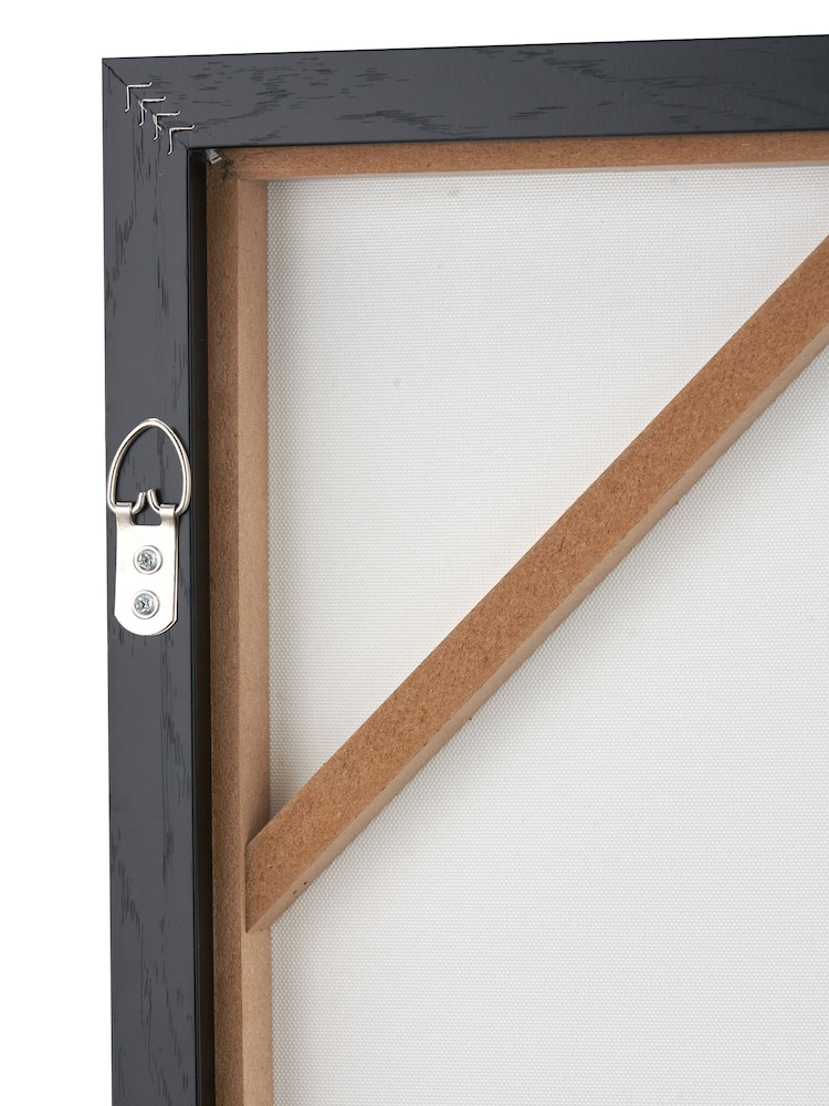 Pacific Black and White Landscape Canvas Frame - Image 6 of 6
