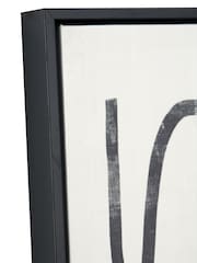 Pacific Black and White Squiggle Print Canvases with Frames Set of 2 - Image 4 of 6