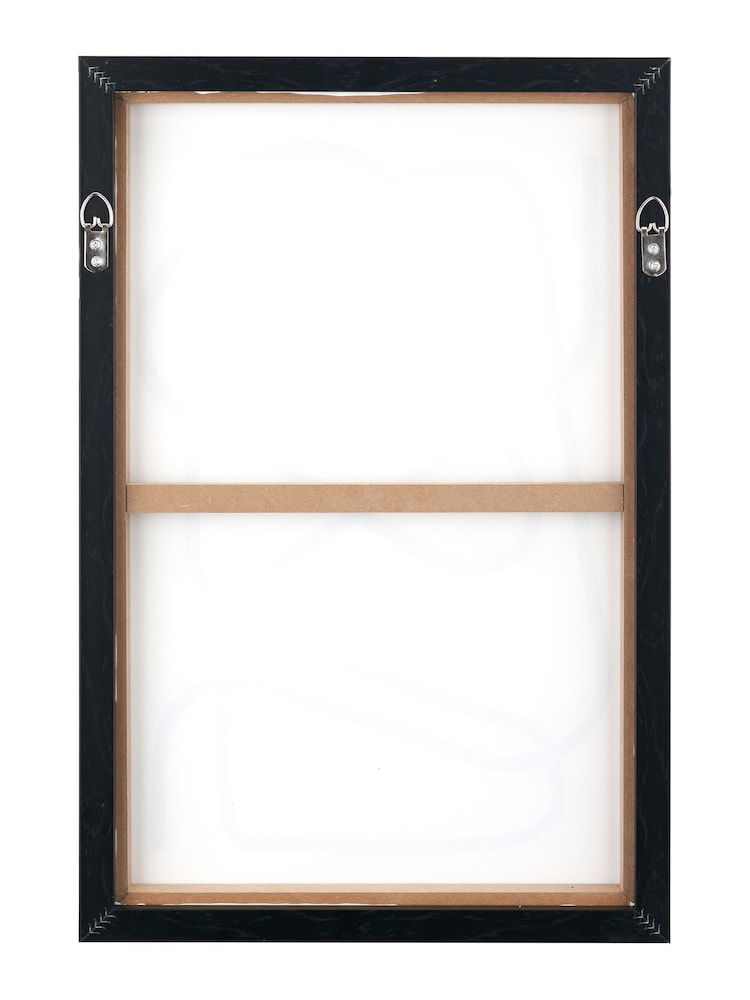 Pacific Black and White Squiggle Print Canvases with Frames Set of 2 - Image 6 of 6