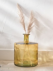 Pacific Amber Glass Bottle Vase - Image 1 of 5