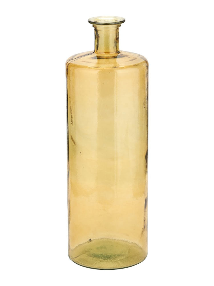 Pacific Amber Glass Bottle Tall Vase - Image 2 of 5