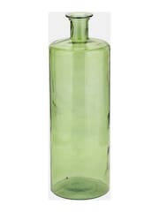 Pacific Green Glass Bottle Tall Vase - Image 2 of 5