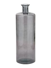 Pacific Grey Glass Bottle Tall Vase - Image 2 of 5
