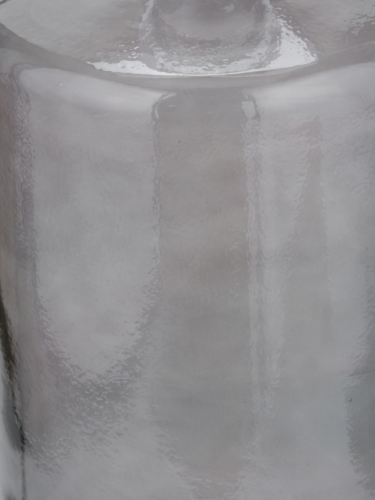 Pacific Grey Glass Bottle Tall Vase - Image 5 of 5