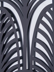 Pacific Black Metal Rectangular Mirrored Wall Art - Image 4 of 5