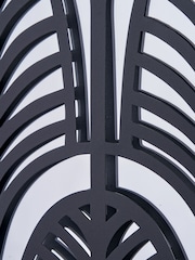 Pacific Black Metal Rectangular Mirrored Wall Art - Image 5 of 5