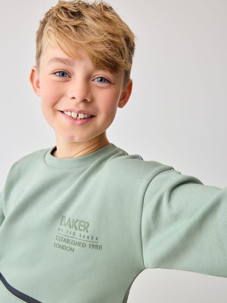 Baker by Ted Baker Sweatshirt and Cargo Joggers Set - Image 5 of 10