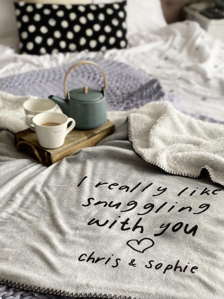 Personalised Snuggle Blanket by Solesmith - Image 1 of 3