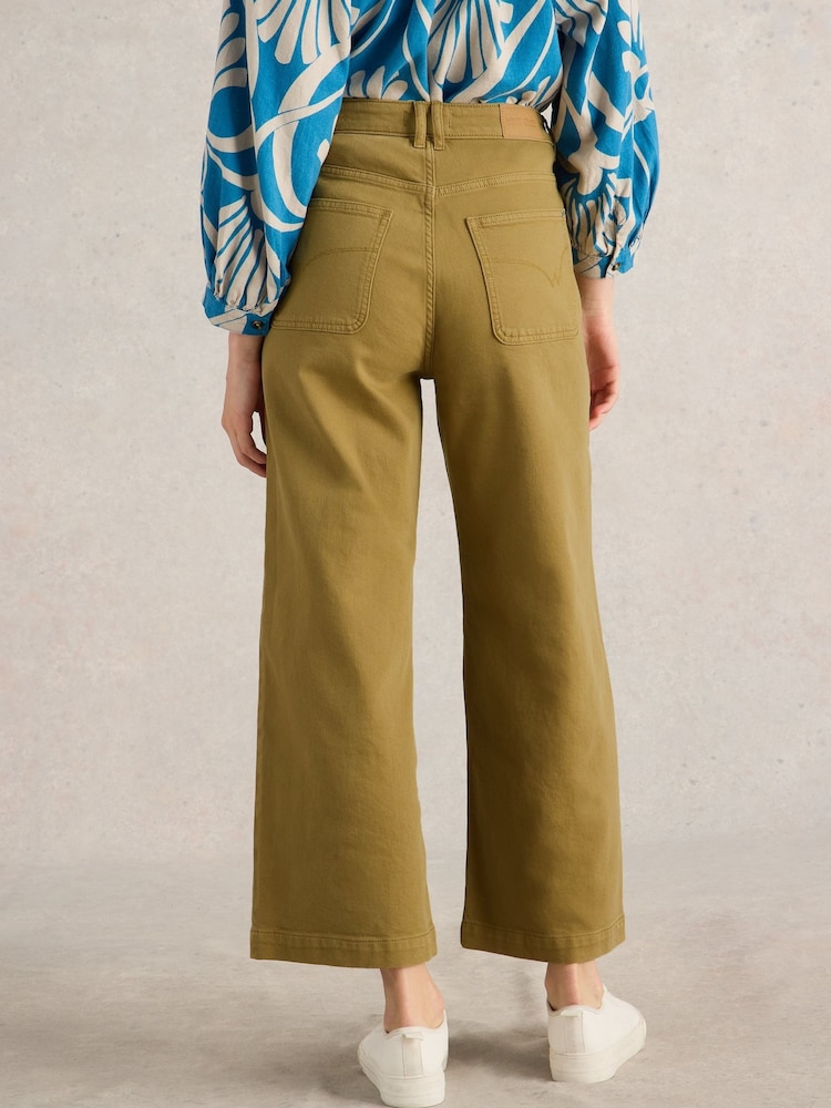 White Stuff Tia Crop-Jeans mit weitem Bein - Bild 2 von 6 White Stuff Tia Crop-Jeans mit weitem Bein - Bild 2 von 6