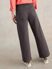 White Stuff Purple Tia Wide Leg Crop Jeans - Image 2 of 6